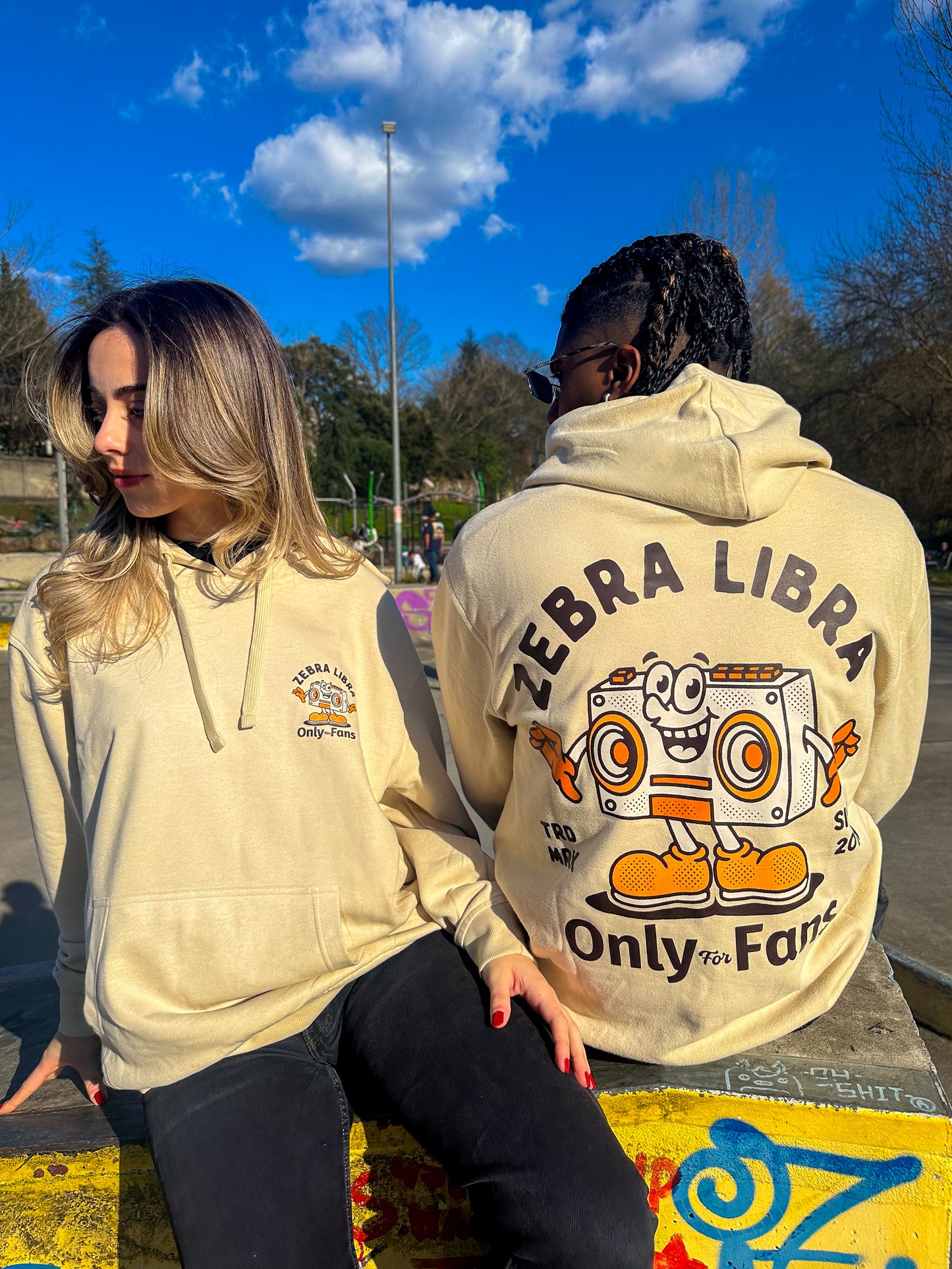 Hoodie Only for Fans (Beige/Bege)